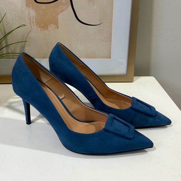 Zara Suede Pump - Size 9 - Picture 2 of 7